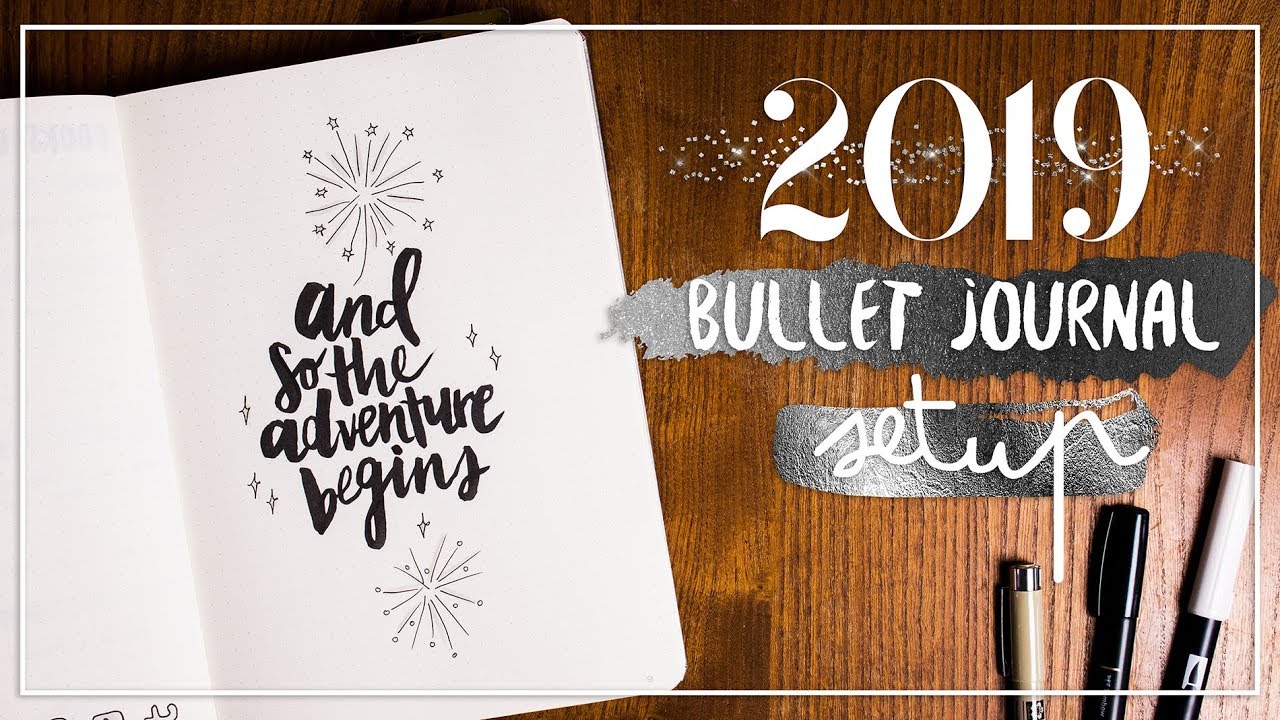 BULLET JOURNAL SETUP 2019 | Ziele setzen & Dashboard DIY