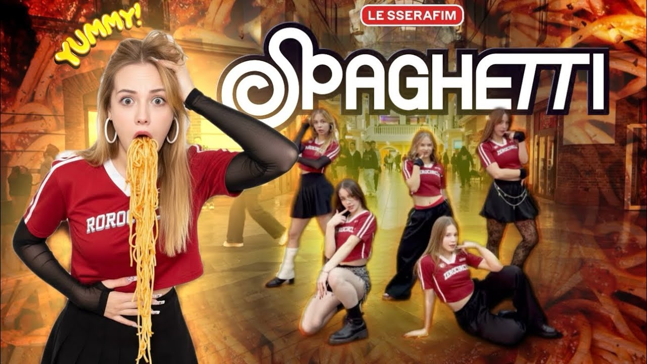 [KPOP IN PUBLIC] LE SSERAFIM - &lsquo;SPAGHETTI&rsquo; dance cover by N.O.V.A from Russia