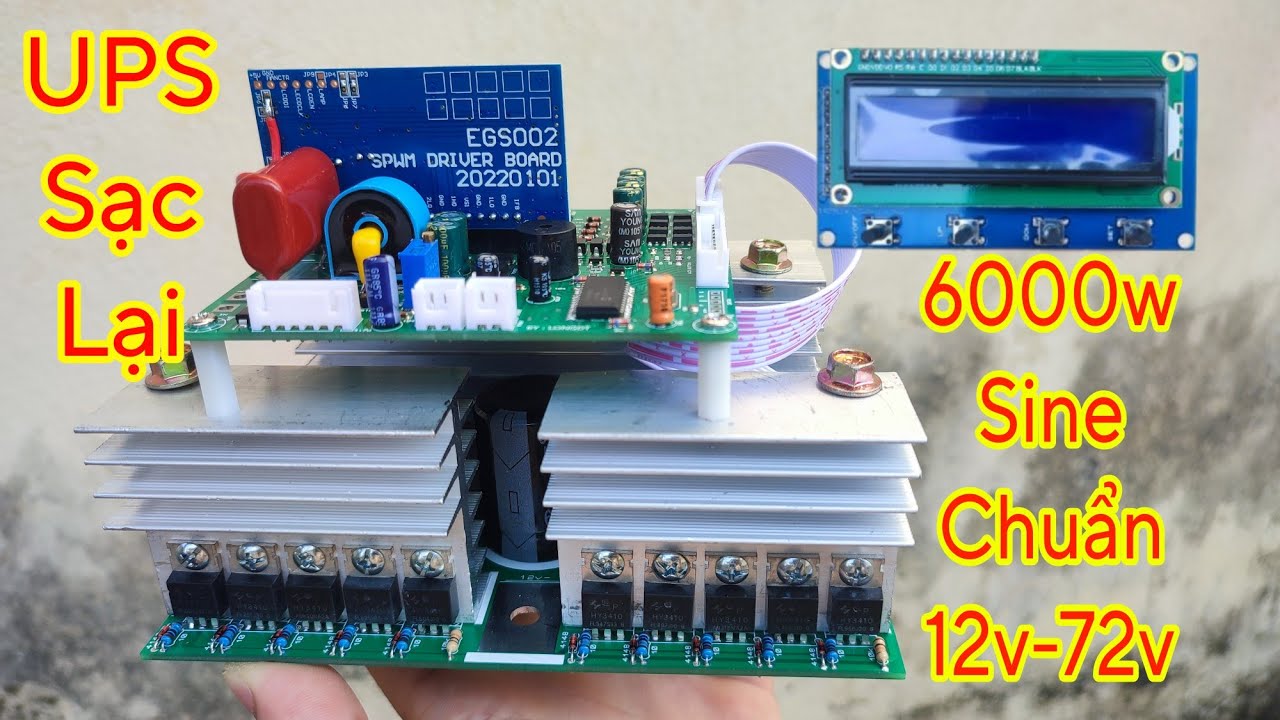 Mạch inverter sine chuẩn 6000w