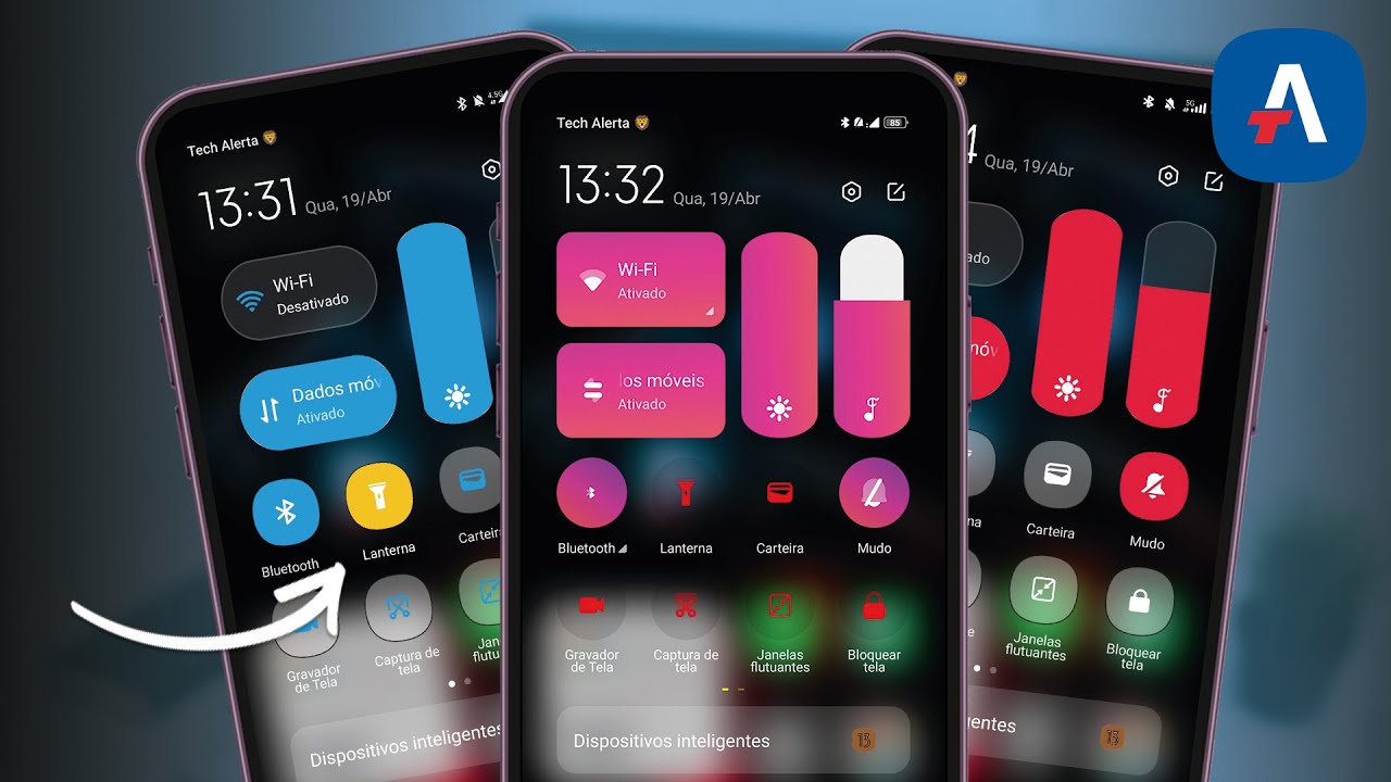 🎉seu XIAOMI em OUTRO NÍVEL🎨 Mude a cor da CENTRAL DE CONTROLE da MIUI 14 com esse truque!📱