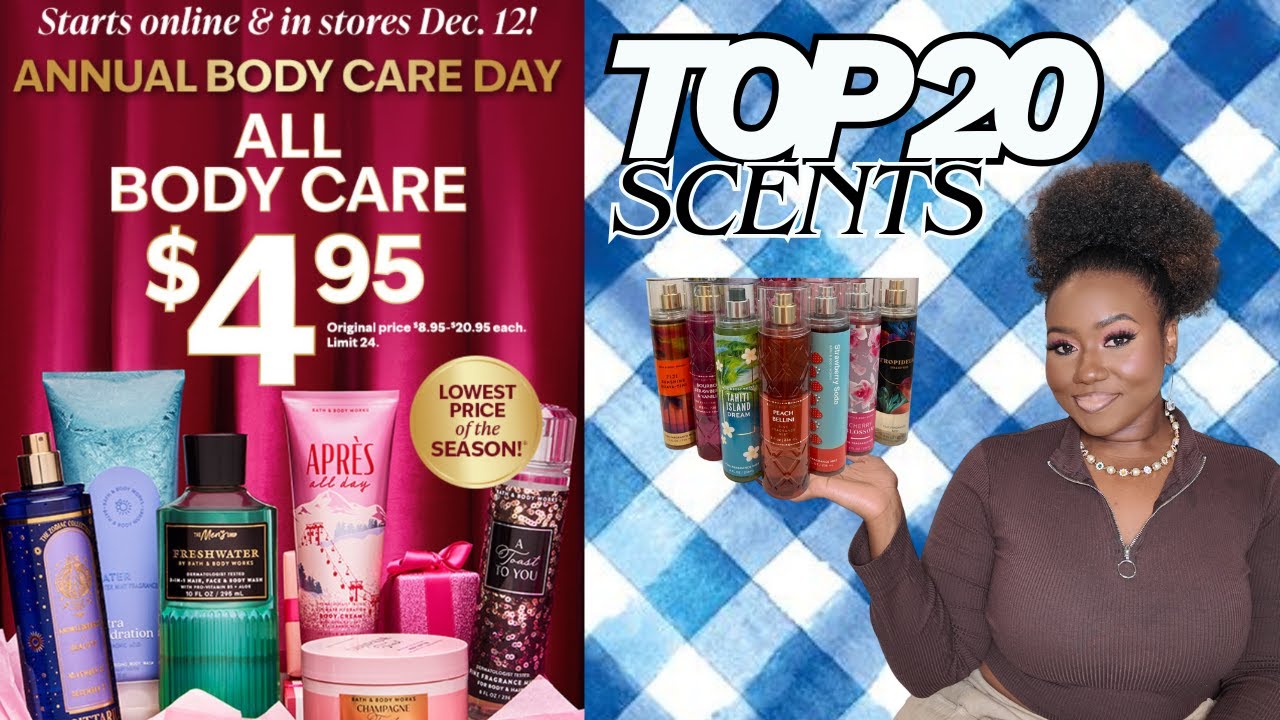 BATH & BODY WORKS BODY CARE DAY 2025 | TOP 20 SCENTS + WHAT'S WORTH BUYING
