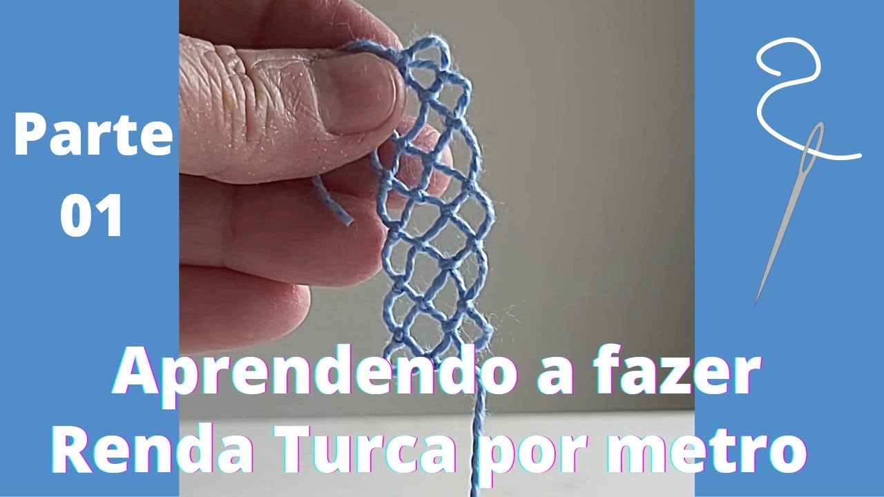 Renda Turca Linha Anne Círculo (Parte 01) Renda por Metro