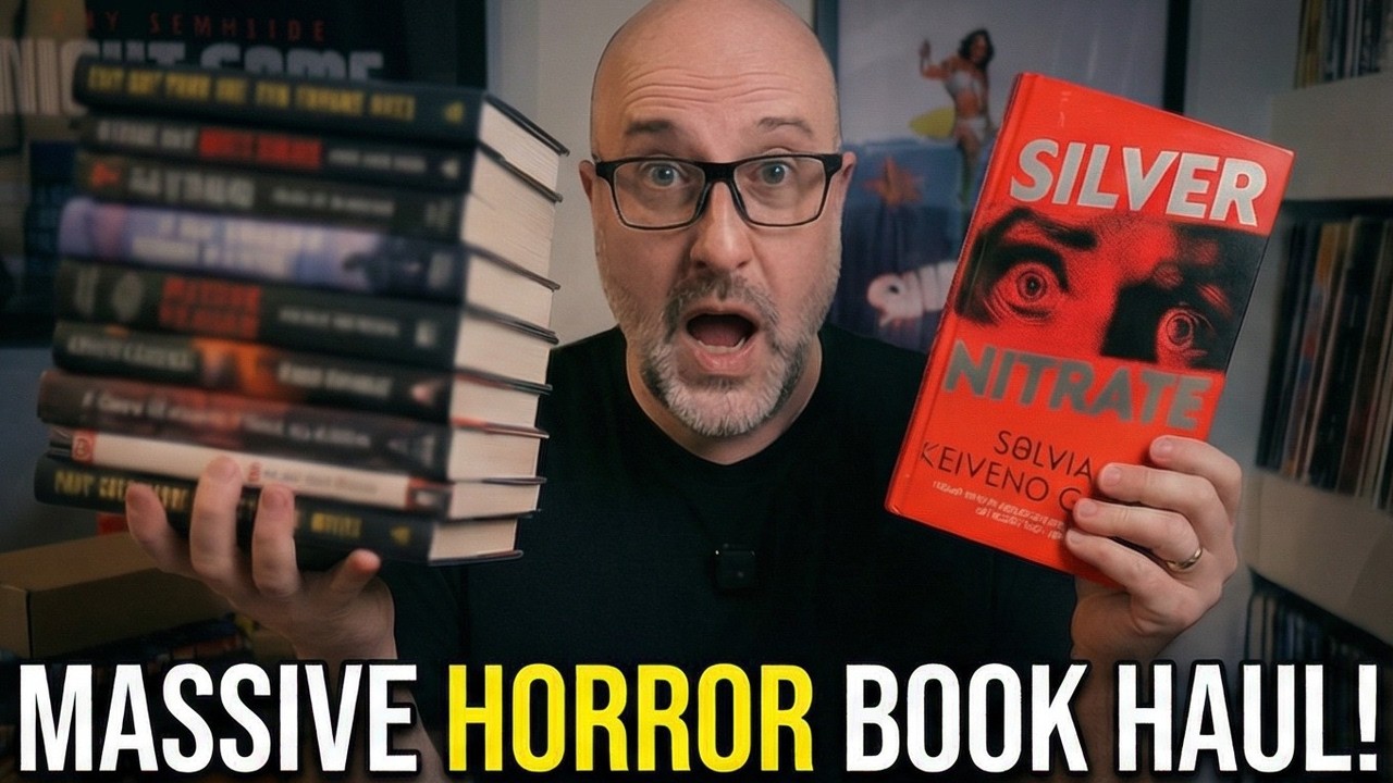 Massive 8 Book Horror Haul! - Silver Nitrate, Teenage Slashers & More! #bookhaul
