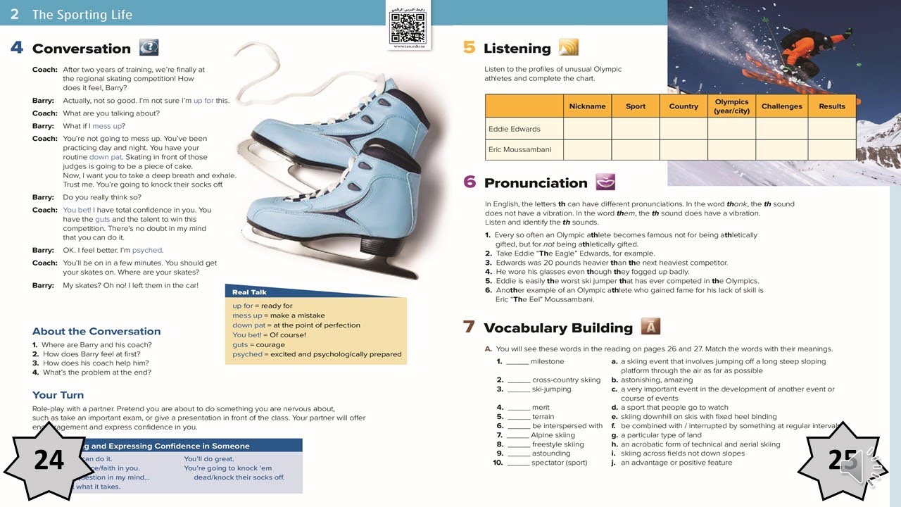 Mega Goal 4 - Unit 2 - Lesson 3 - Conversation - Pages 24 - 25
