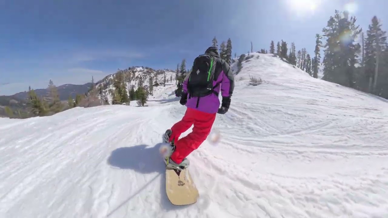 Lake Tahoe #palisadestahoe Headwall lap spring condition 14.3.2026