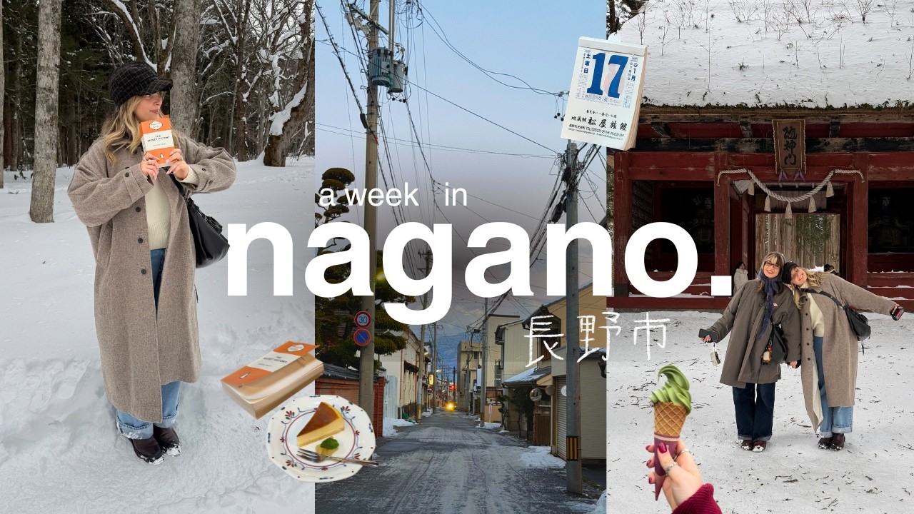 winter in nagano | snow monkeys, cozy caf&eacute;s & togakushi shrine ❄️ (japan travel vlog)