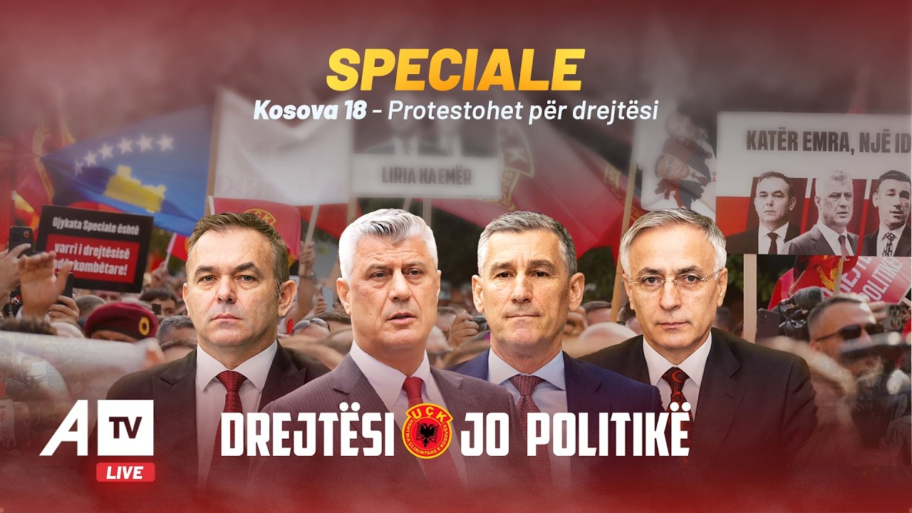18 vjet shtet - Protestohet për drejtësi  - 17.02.2026 @ATVofficialchannel