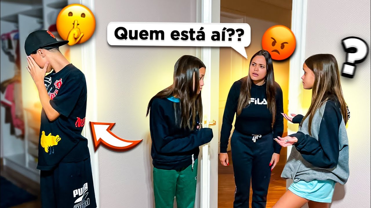 ELA TROUXE O NAMORADO ESCONDIDO PARA CASA!!