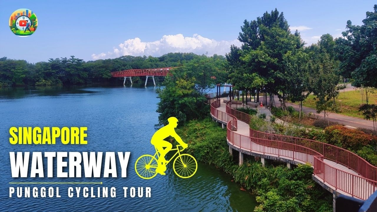 Explore Punggol Waterway by Bike - Punggol Waterway Park | Waterway Loop | Singapore Cycling Tour
