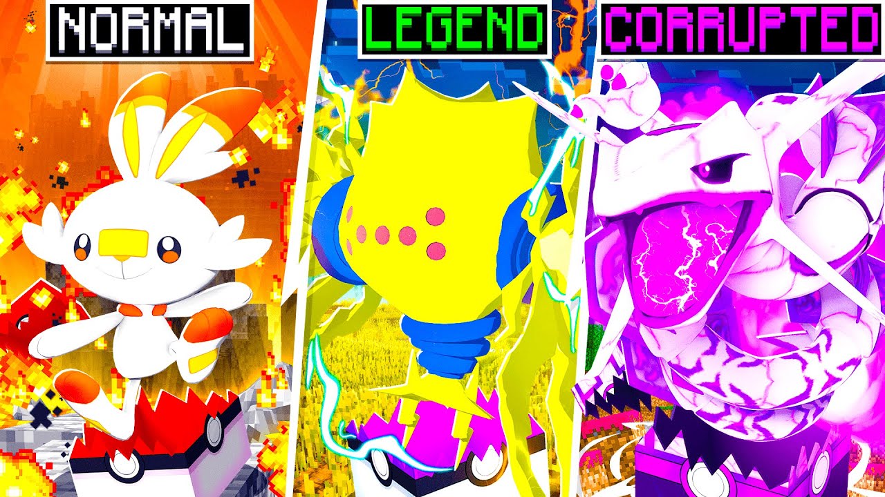 Upgrading LUCKY BLOCKS to CORRUPTED LUCKY BLOCK in Minecraft PIXELMON!