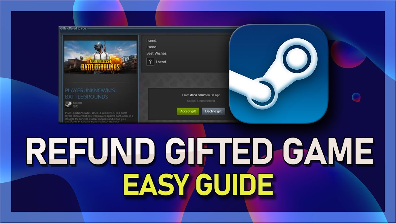 How To Refund A Gifted Game - Steam Guide