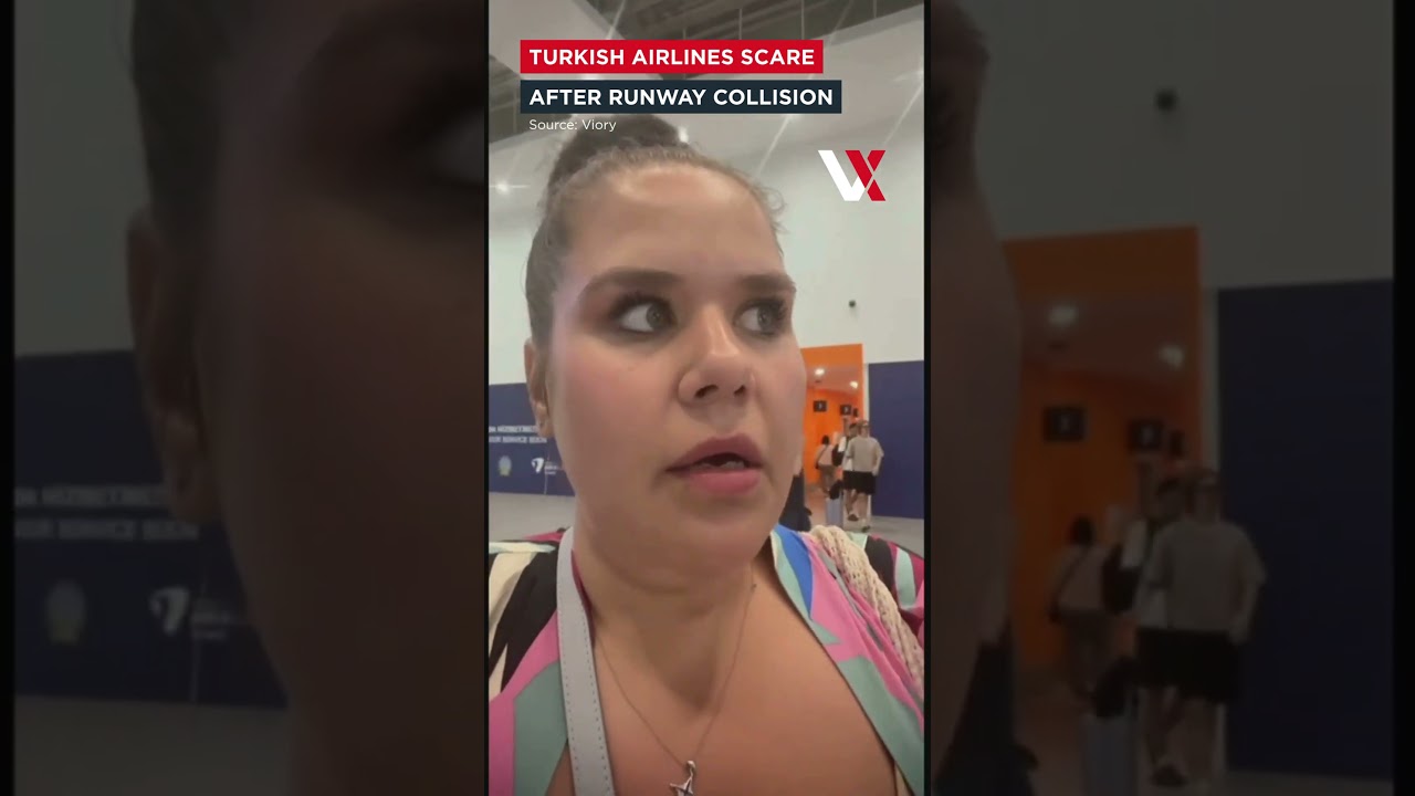 Grounded In Turkey? Russian Tourist Captures Chaos Inside Plane After Runway Collision | VERTEX