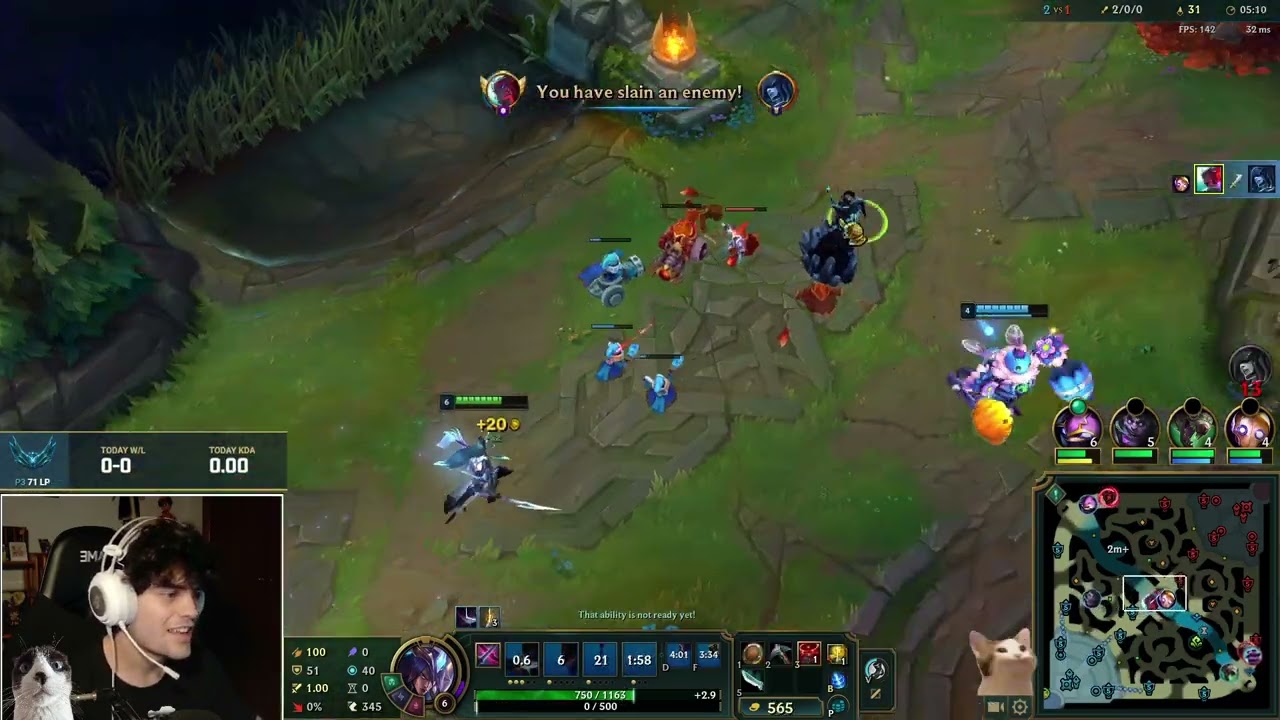 sabes cuando da igual como lo hagas vas a perder por x o por y, pues este stream va de eso en el lol