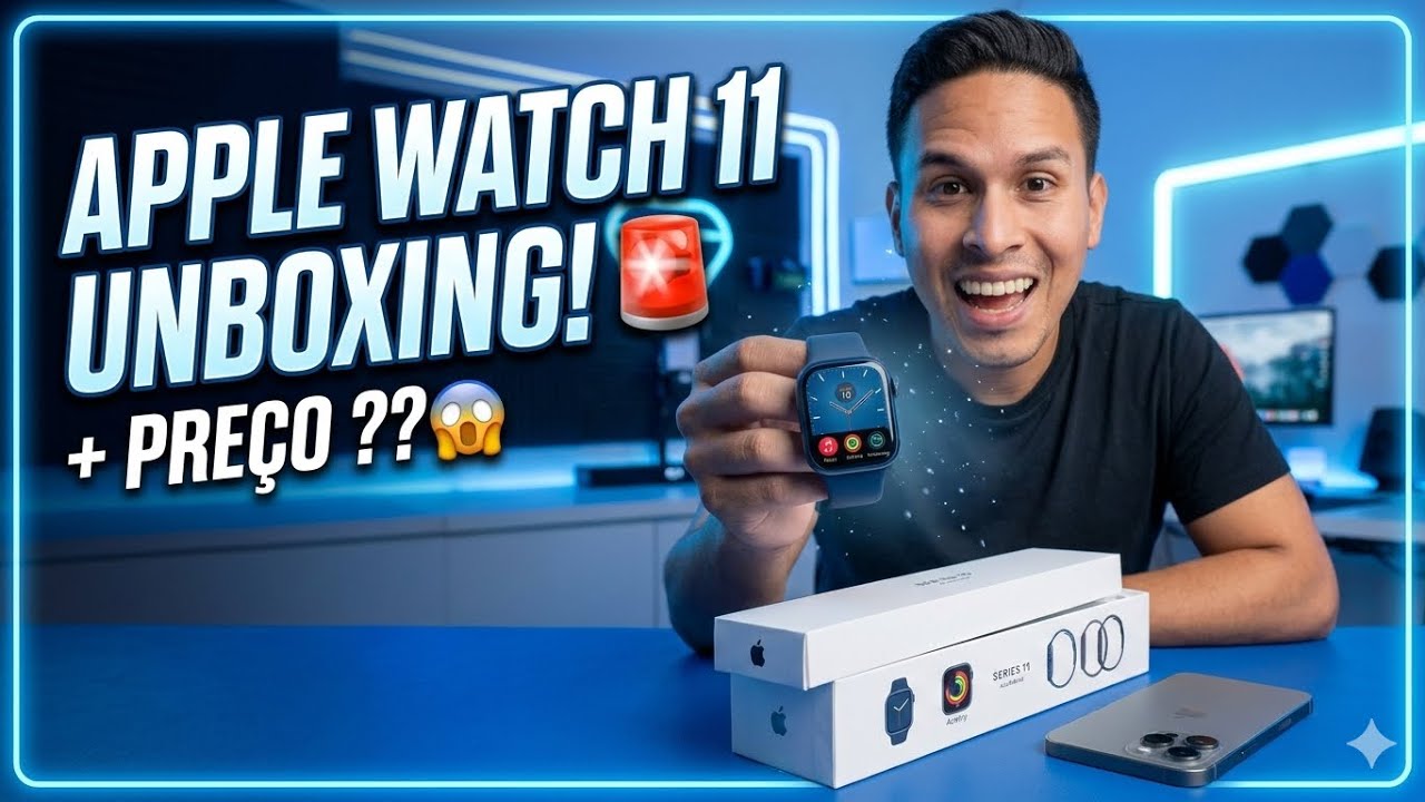 🚨 Apple Watch Series 11: CHEGOU! Unboxing Completo + Revelando o PREÇO (No Brasil?)