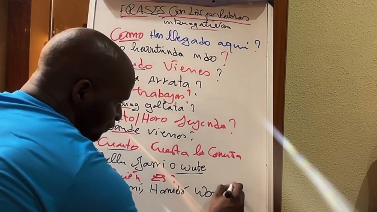 Segunda parte de las palabras interrogativas 