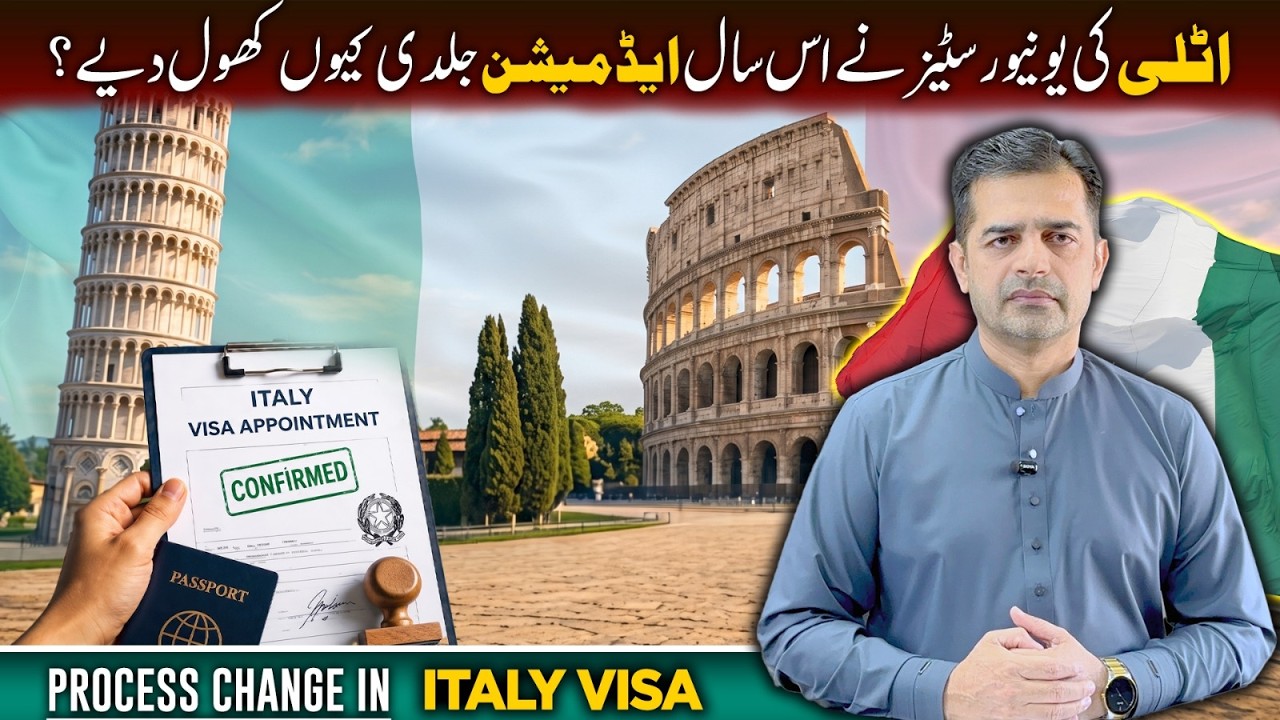 Italy Universities Opened 2027 Intake Admissions Early! 🇮🇹 Visa Appointment Strategy