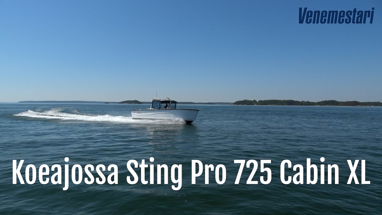 Koeajossa Sting Pro 725 Cabin XL