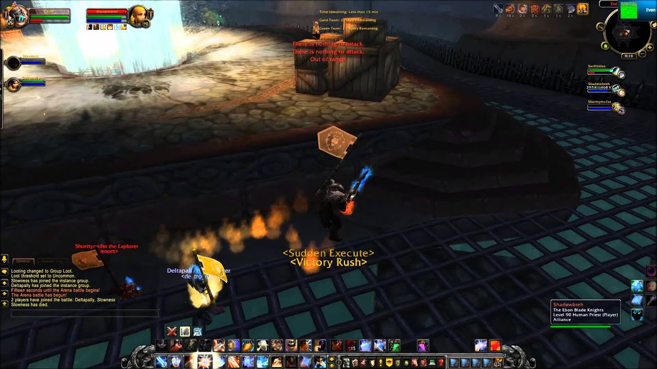 Wow 5.4 warrior arenas  - gkmf 3s just for fun