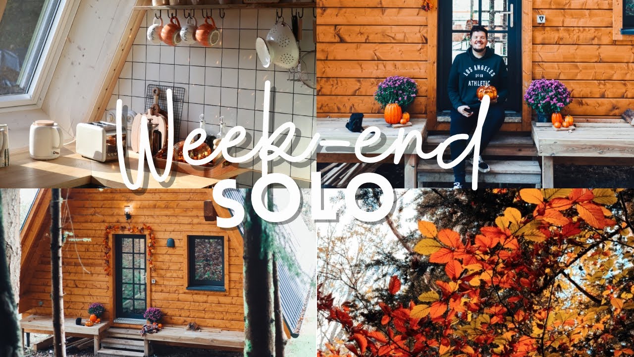 48 H dans un chalet en plein milieu de la forêt 🌲| Ambiance Gilmore Girls & Twilight 🕯️🍂