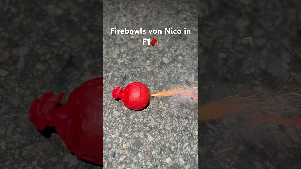 Firebowls von Nico in F1🧨#fireworks #pyrotechnica #pyro #experiment #feuerwerk #special