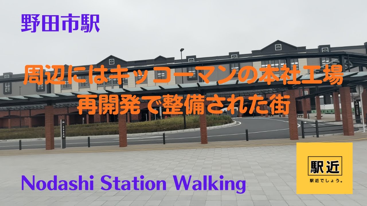 【野田市駅】周辺を散策！千葉県野田市野田【NodashiStation Walking in Chiba】2025/4