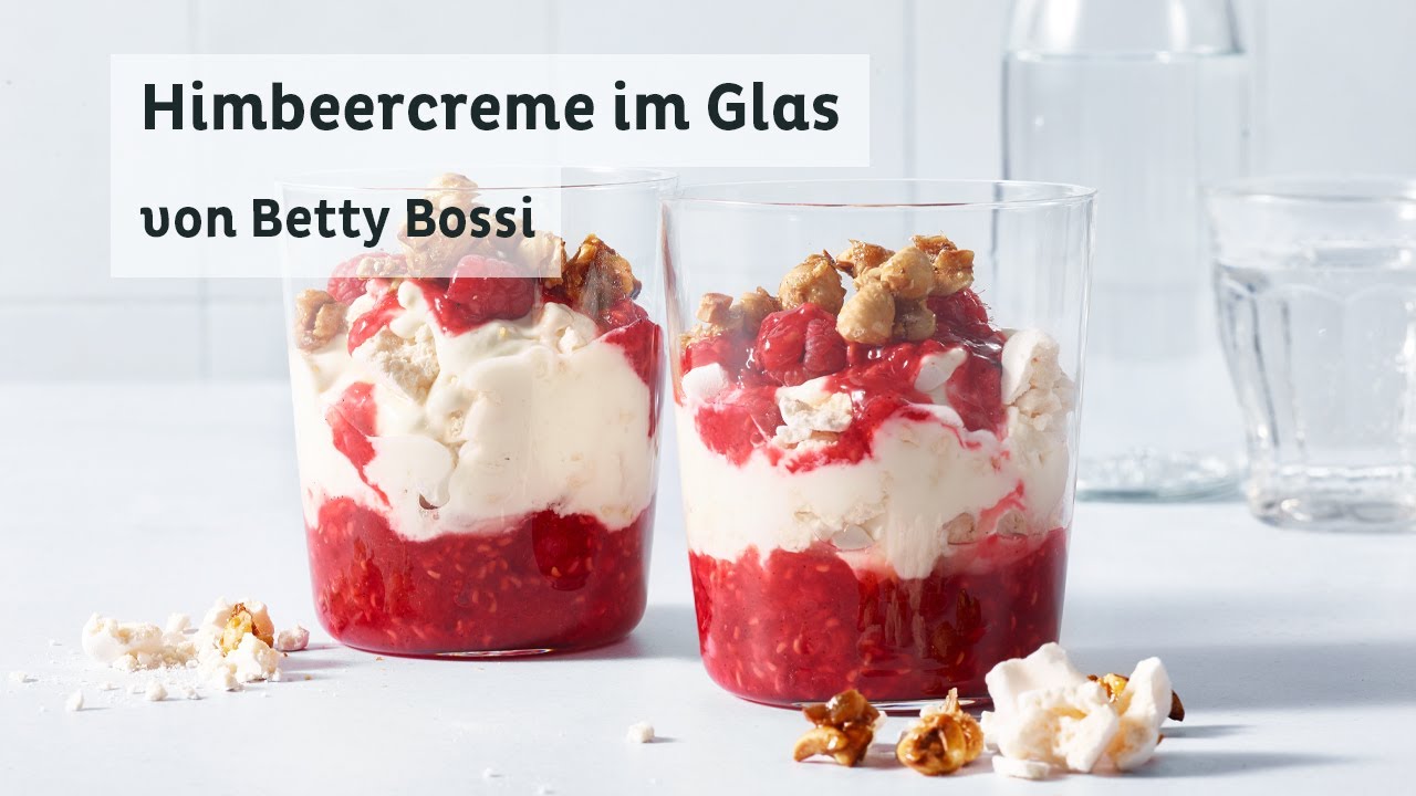 Himbeercreme im Glas - Rezept von Betty Bossi