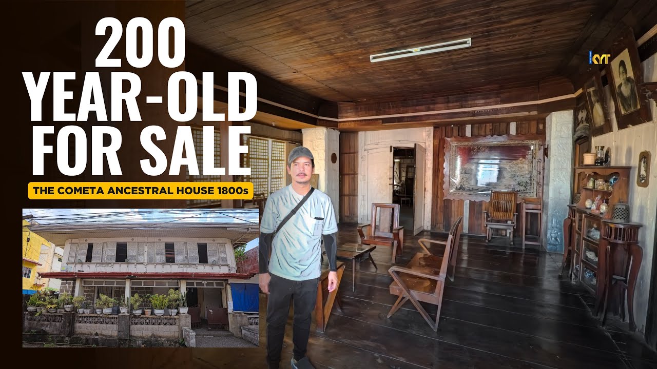 ANTIQUE HOUSE BUILD IN 1800s FOR SALE! THE COMETA ANCESTRAL HOUSE IN NAGCARLAN LAGUNA