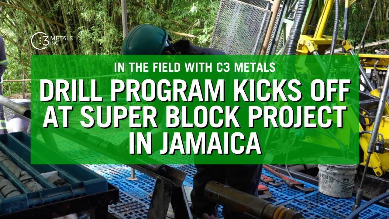 Join the C3 Metals Crew on Site | Jamaica Drilling Begins at Super Block  🇯🇲
