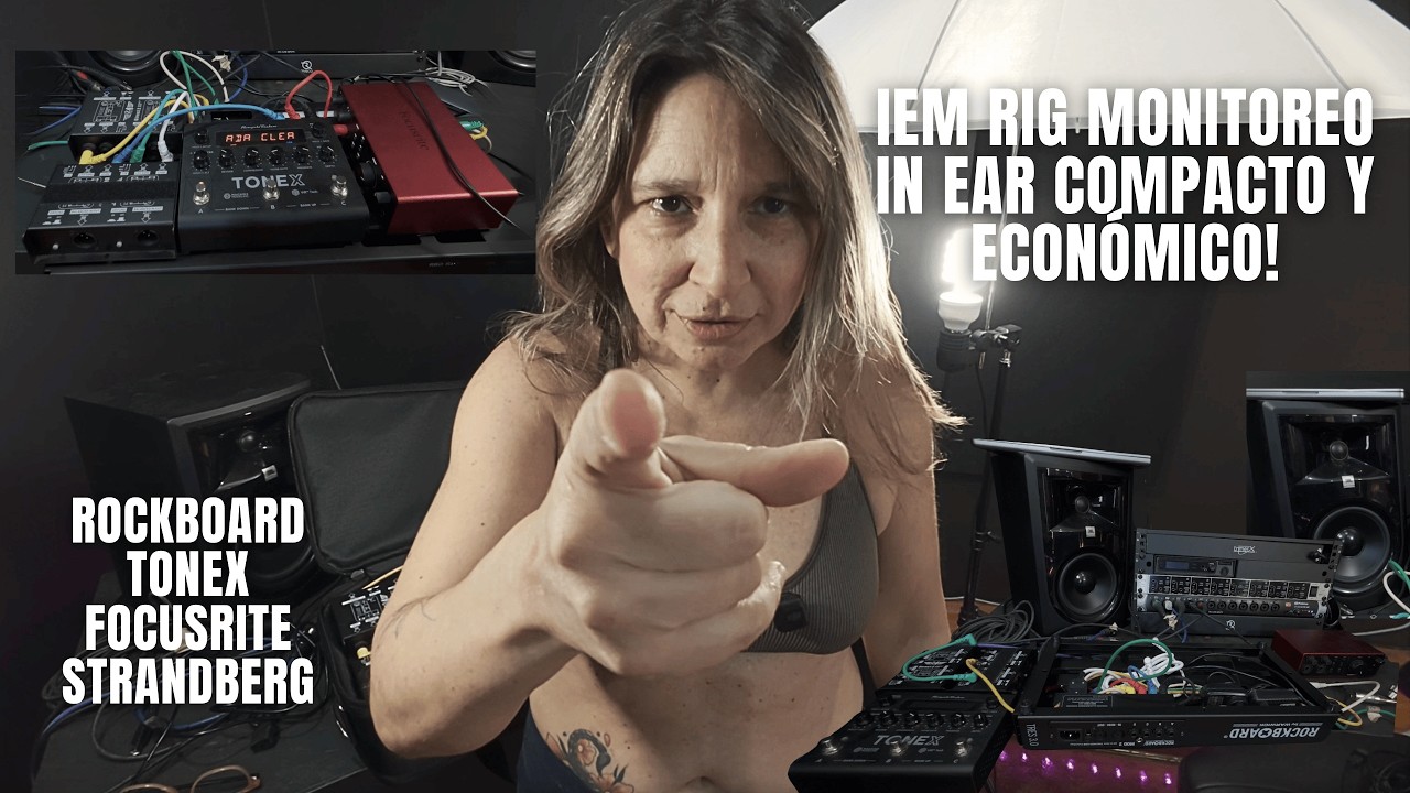 IEM RIG MONITOREO IN EAR COMPACTO Y ECONOMICO!! ROCKBOARD TONEX FOCUSRITE STRANDBERG