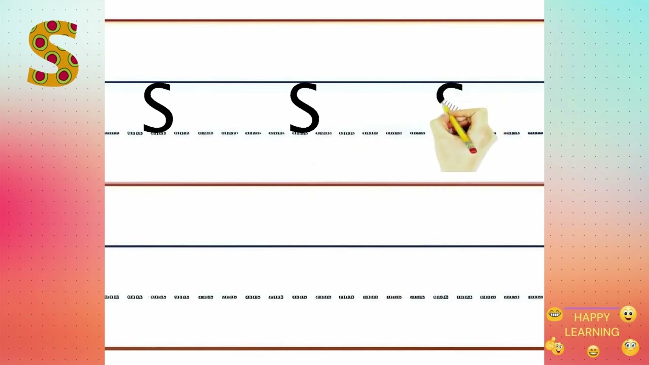 s is for Sun! | Learning Small Alphabet s for Kids