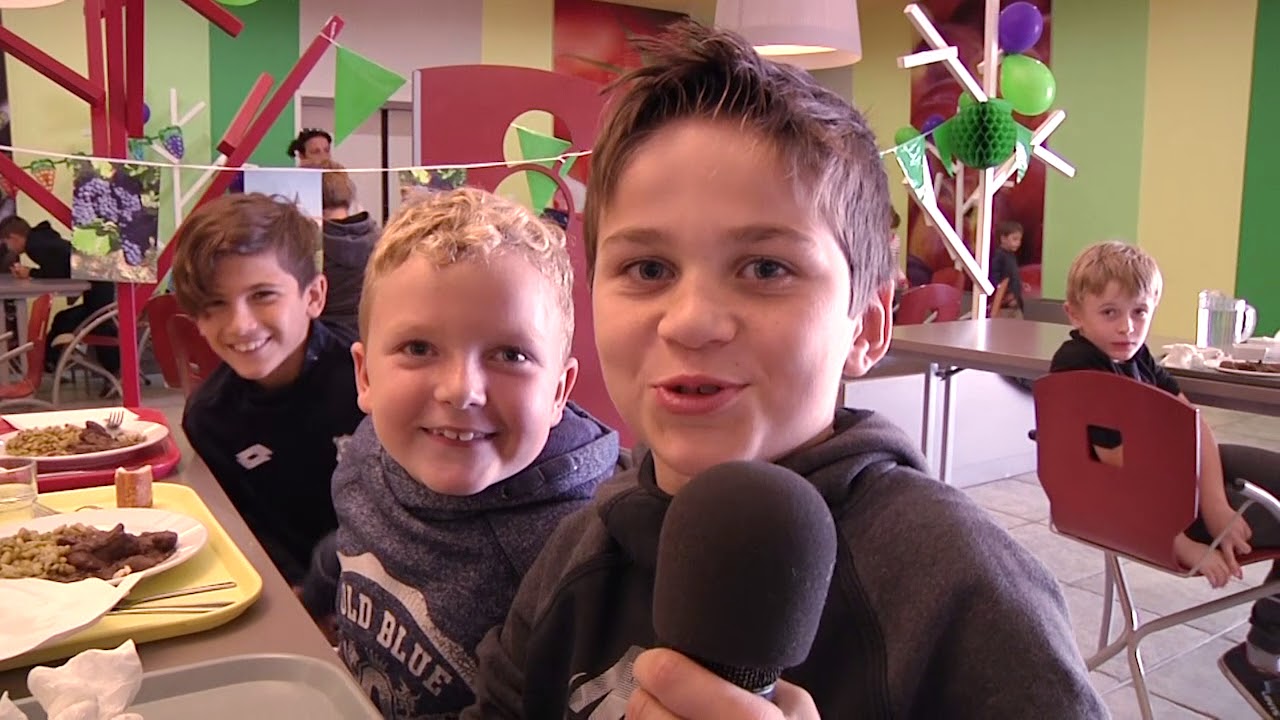 Menu d’automne au restaurant scolaire