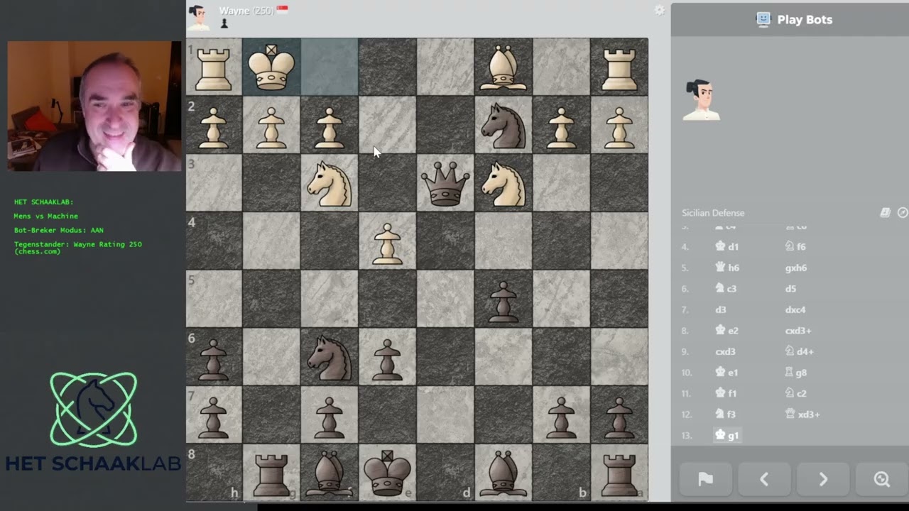 HET DAME-OFFER: Hoe Wayne-BOT zijn koning de afgrond in hielp! ♟️💥