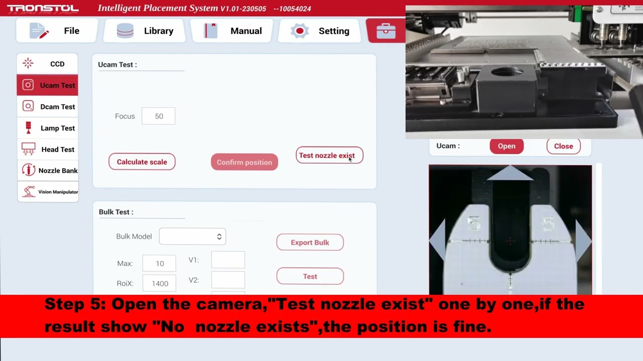 How to replace the parts of auto nozzle changer  for Tronstol E1