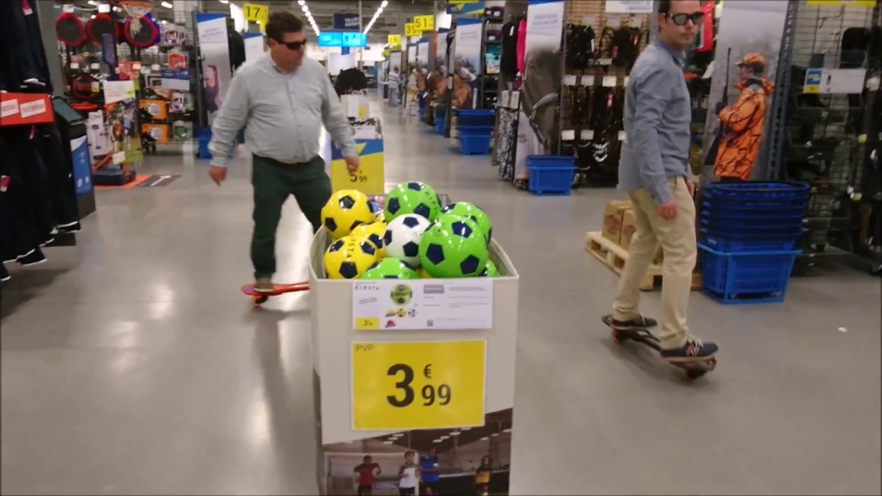 waveboard at decathlon 2 - probando mas waveboards