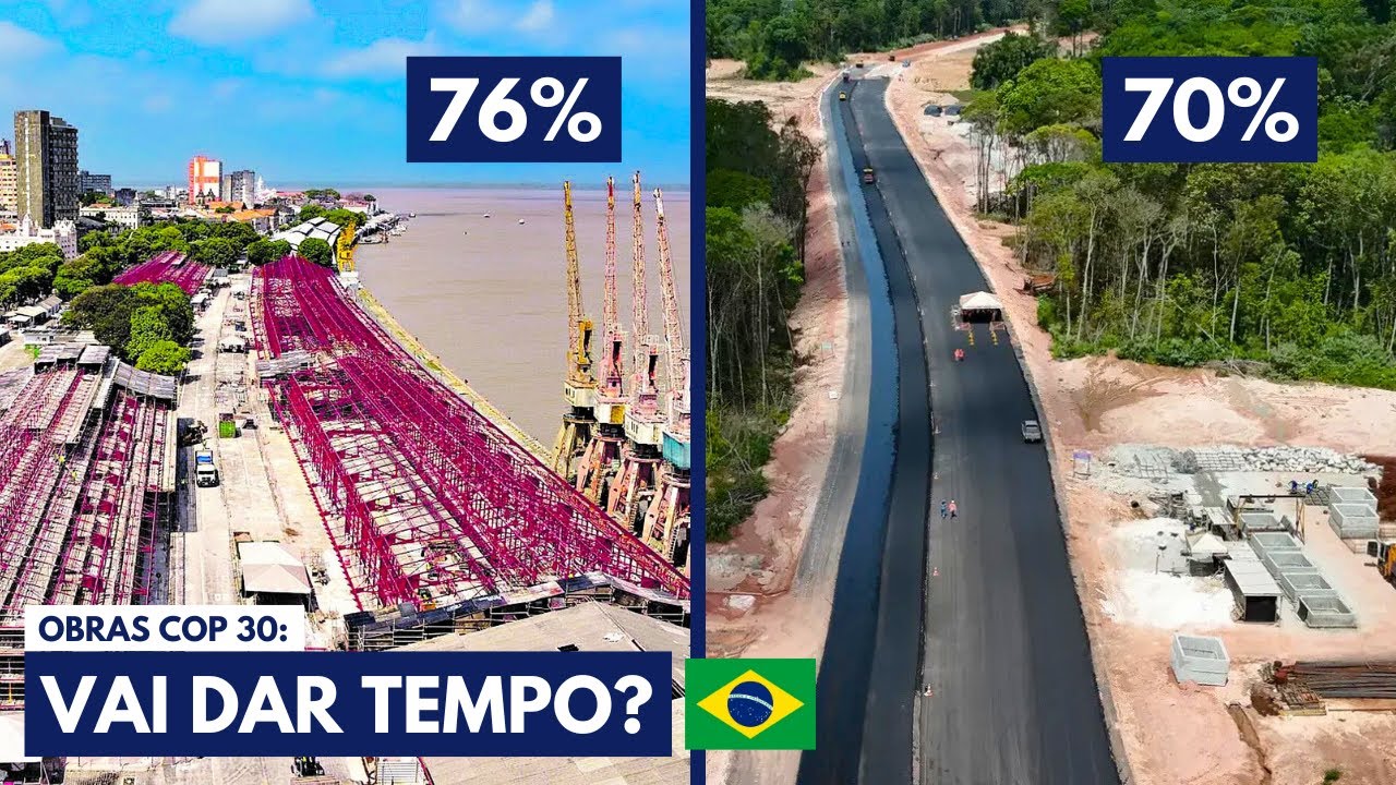 1 Mês Para a COP 30: As Obras Estão Atrasadas...