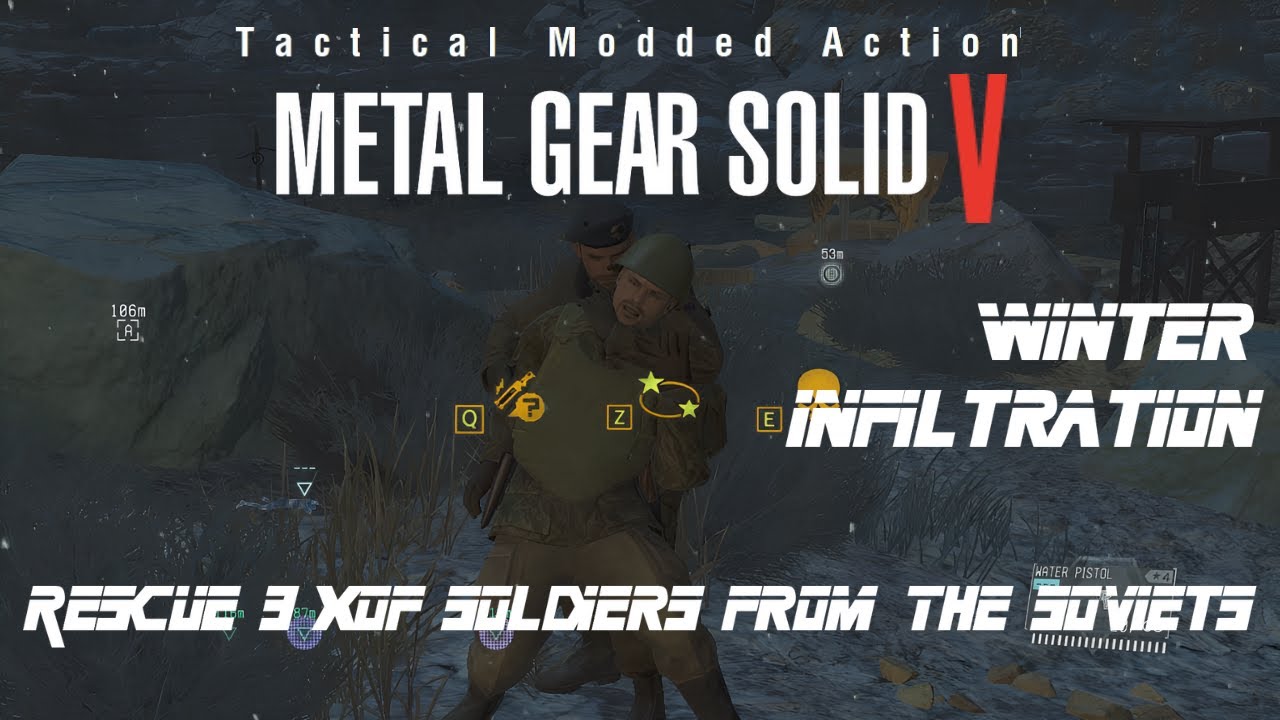 Metal Gear Solid 5 Winter Infiltration Custom Side Ops: Extract the XOF Prisoners
