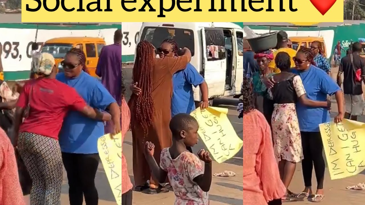 Social experiment ❤️ Showing little act of kindness can make someone feel better 