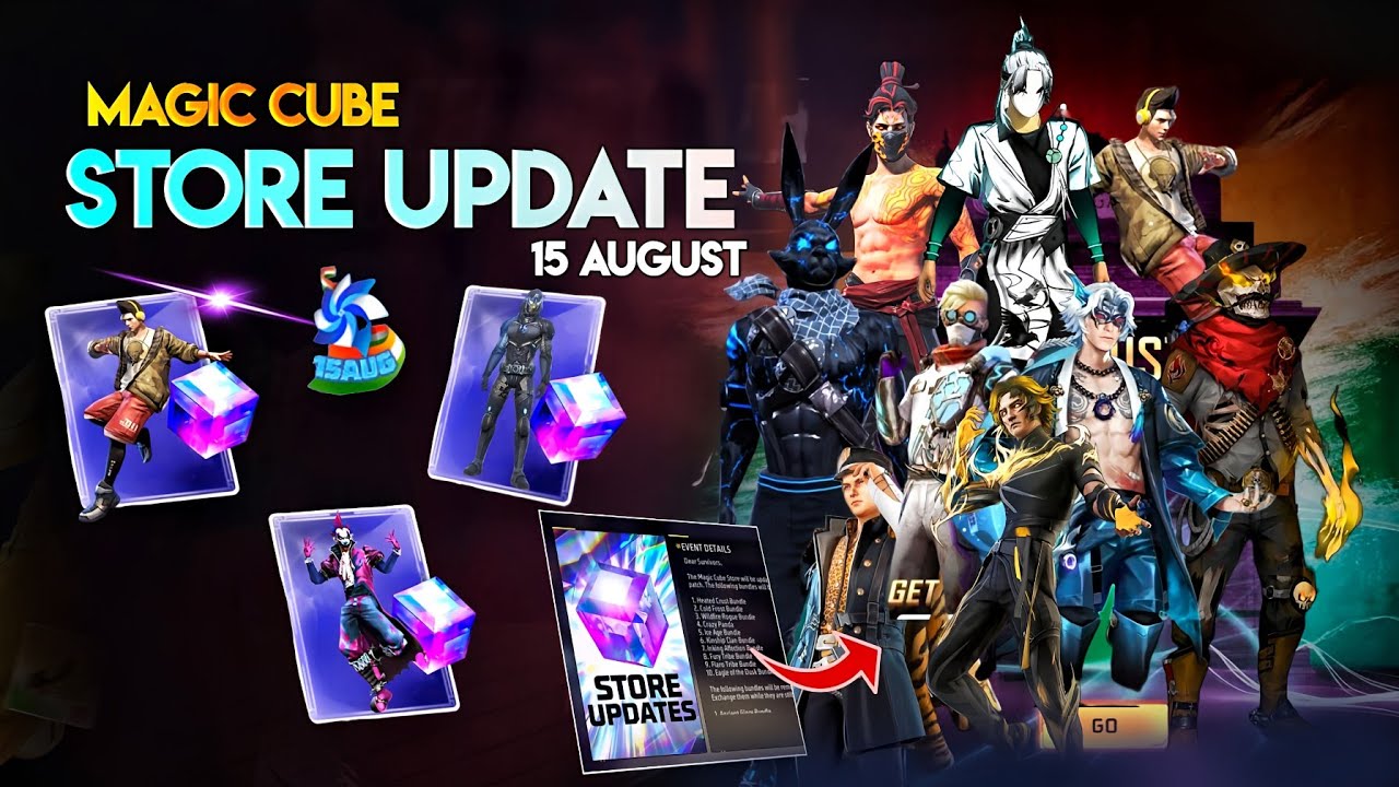 15 August Magic Cube Bundle, Magic Cube Store Update 😮💥| Free Fire New Event | Ff New Event