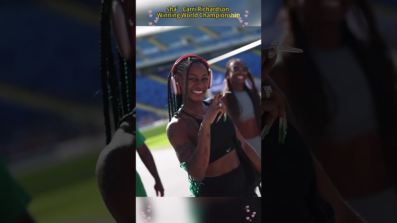 Childhood and Adulthood:US Flash Sha&rsquo;Carri Richardson Winning World Championship #running#shacarri