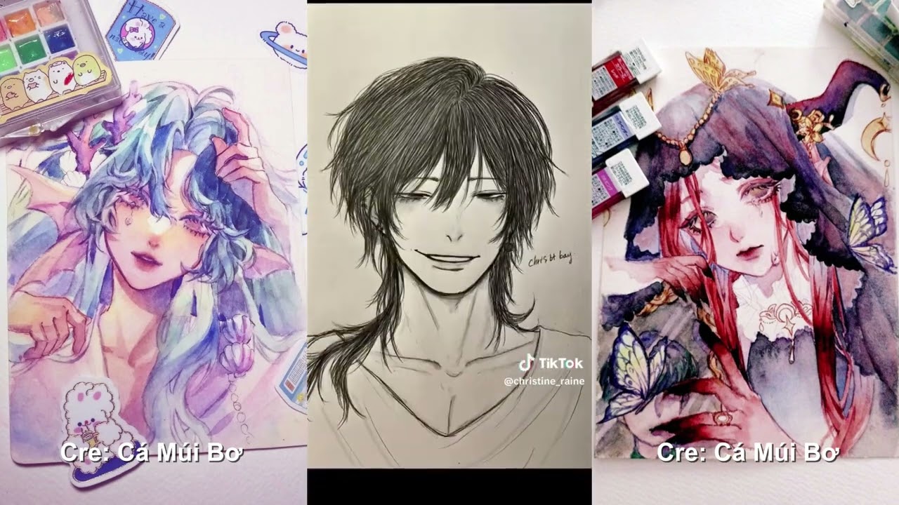 || Tổng hợp tiktok tranh vẽ của artist Việt Nam✨ • By edit: 🌷 ෆ Lyli Alice ෆ 🌷