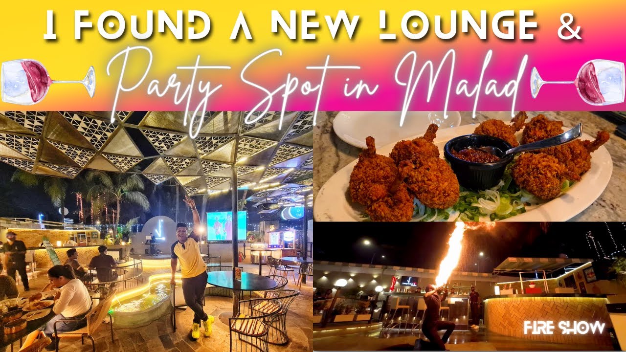New Lounge & Party Spot in Mumbai | V Lounge & Deck | Rajeev Vlogs | Mumbai Food | Malad | Marve