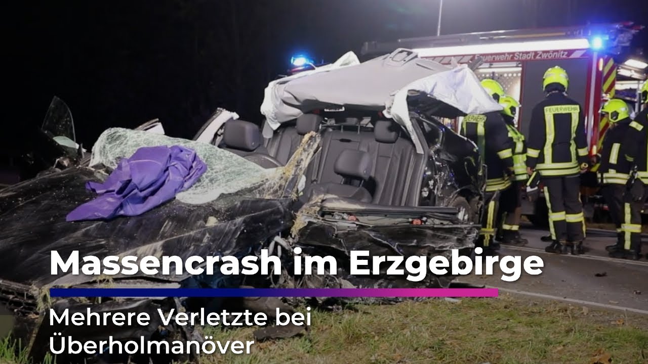 Massencrash im Erzgebirge