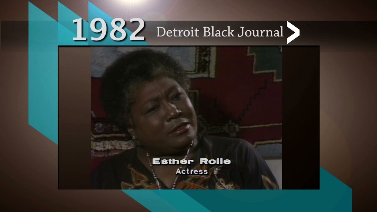 Esther Rolle on Detroit Black Journal | American Black Journal Clip