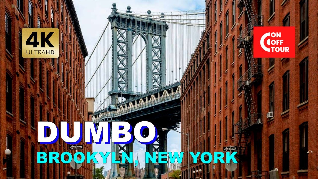 Dumbo, under Brooklyn Bridge Walking Tour [4K] Full Version | Brooklyn, New York