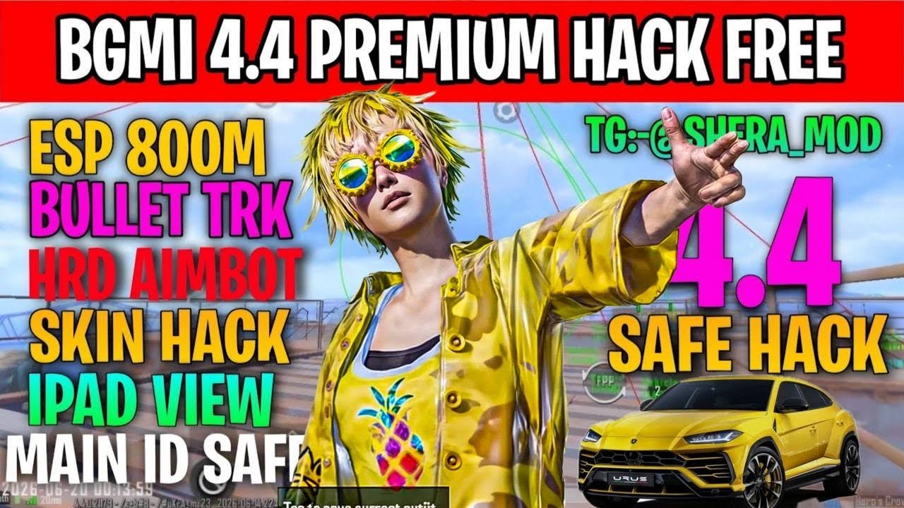 BGMI HACK 4.4 | BGMI 4.4 MOD APK | BGMI ESP HACK | BGMI NEW HACK TODAY | HOW TO HACK BGMI HACK