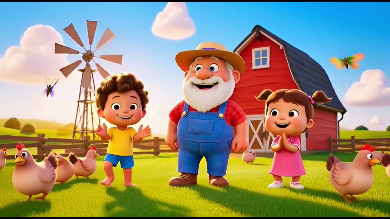 Old MacDonald Had a Farm Kids Nursery Rhymes