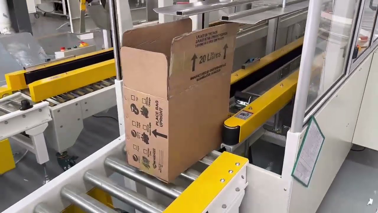 Full-overlap flap case erector/case sealer for FOL full overlapping case
