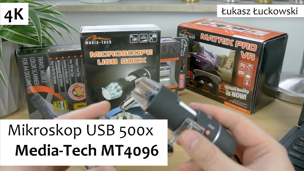 Chcecie zobaczyć jak wyglądają pixele w ekranie Note8 ? | Mikroskop USB 500x Media-Tech MT4096