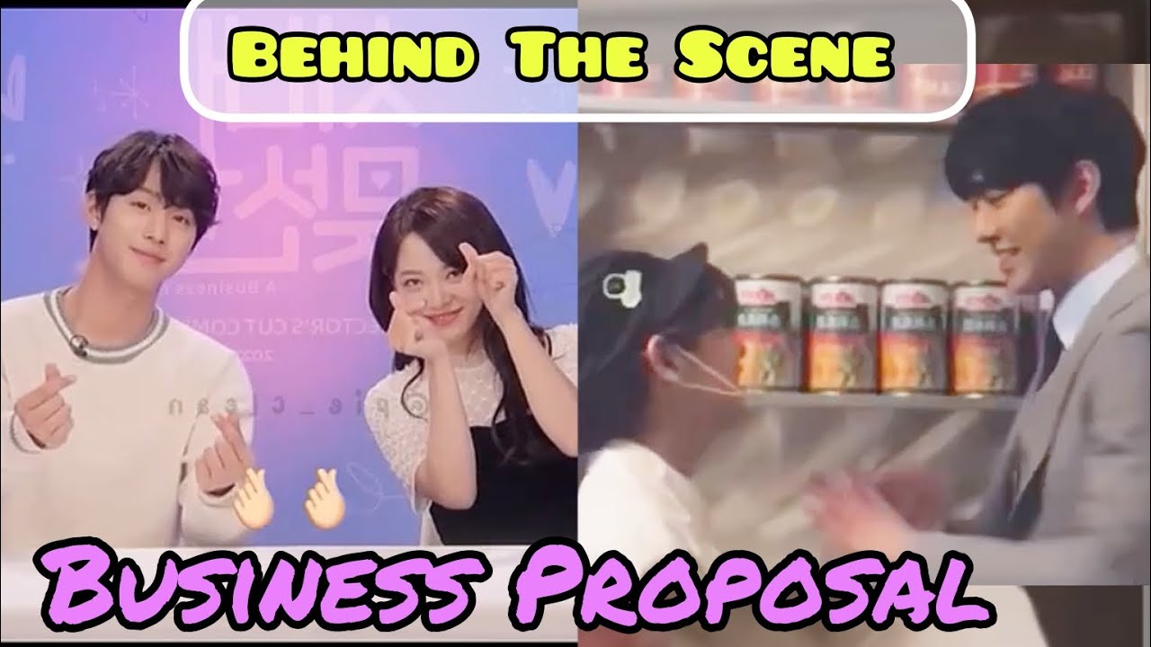 BTS Kim Sejeong Ahn Hyo Seop 🐥 Behind The Scene Business Proposal #shorts #fyp #short #bts #kdrama