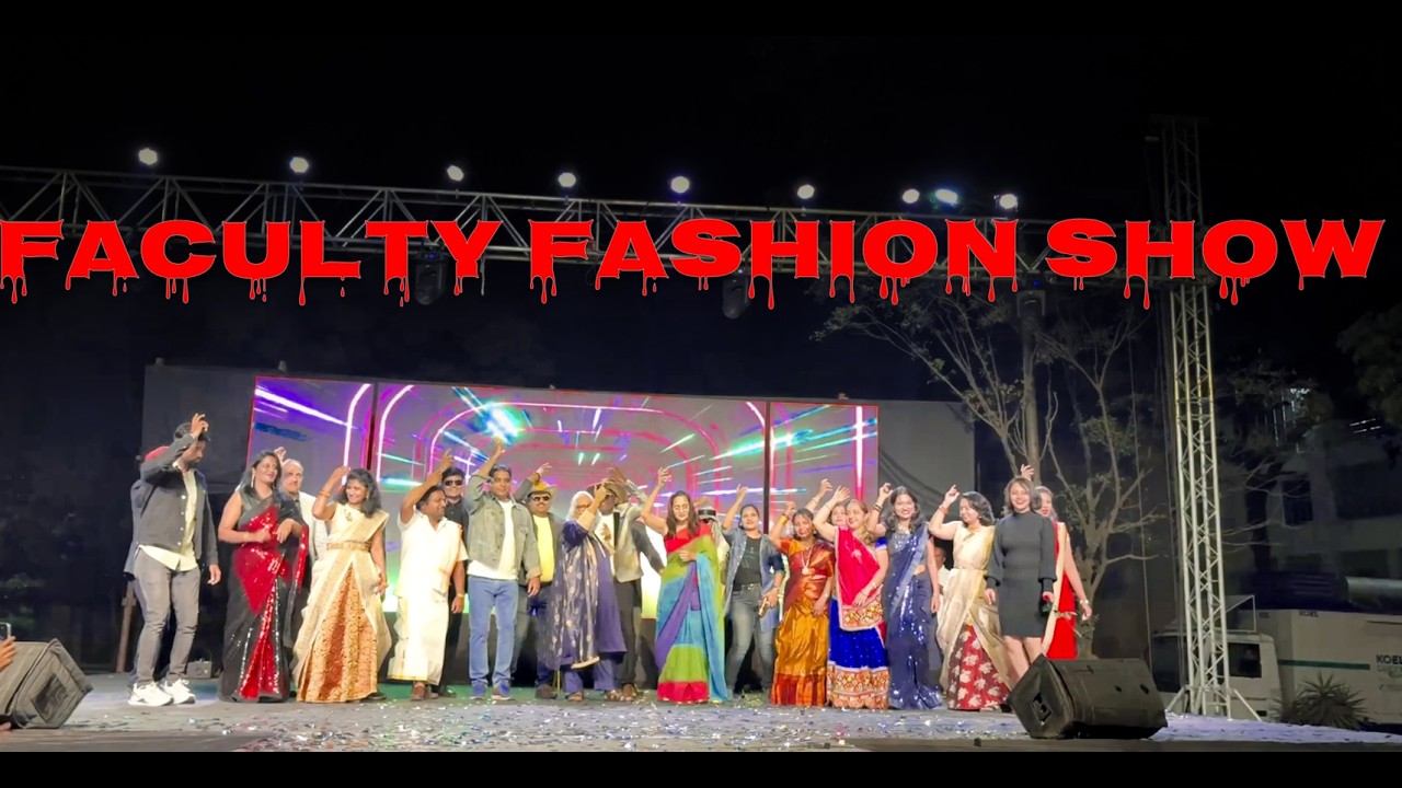 FACULTY FASHION SHOW | DHRUVA 2026 | I2IT PUNE